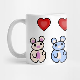 Three Chibis (Balloons) Mug